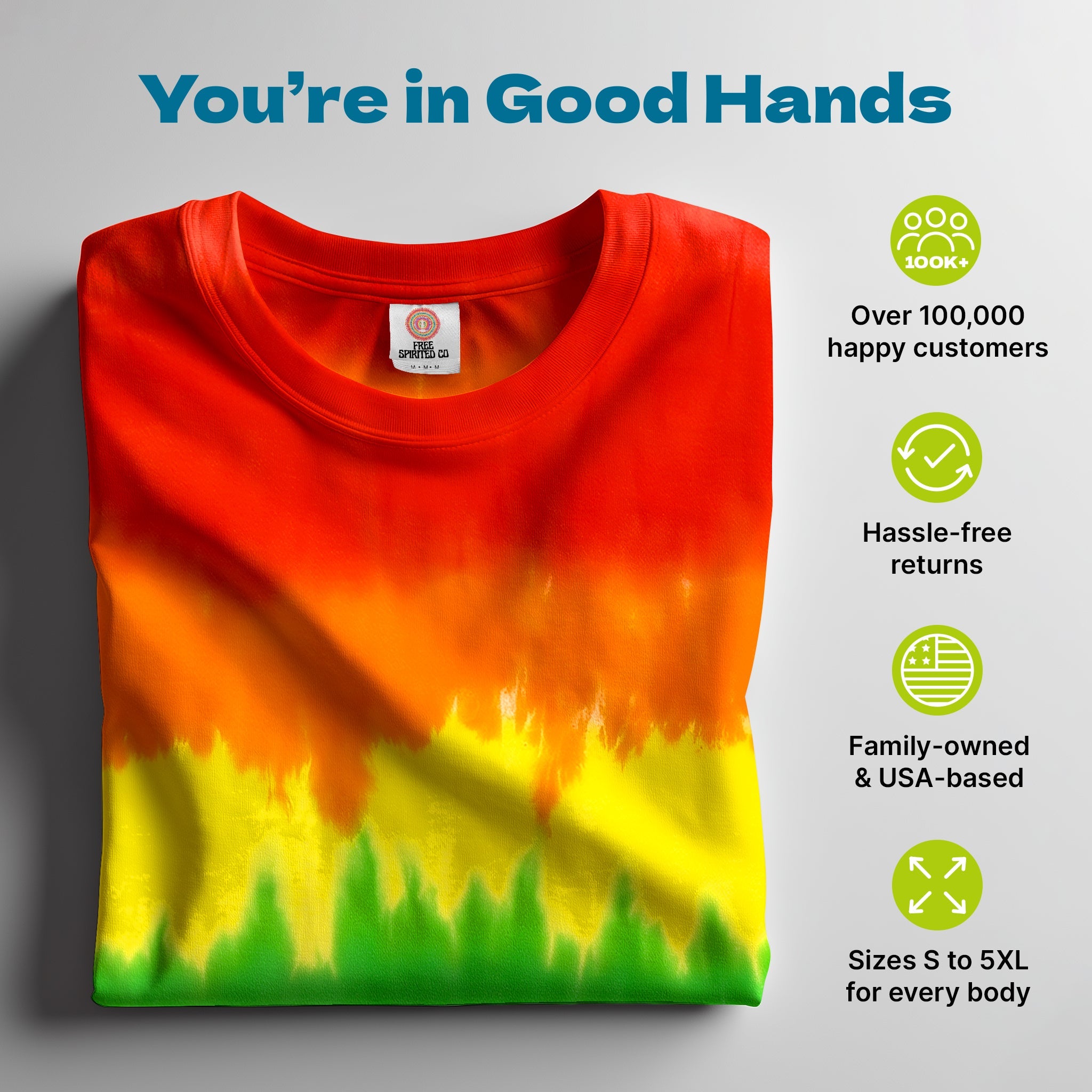 Pride Premium Hand - Dyed Comfort Shirt - Free Spirited